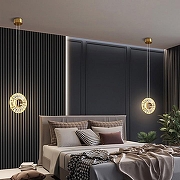 Подвесной светильник Imperiumloft Godiva Brass godiva01 цвет плафона/подвески Прозрачный, цвет арматуры Латунь-3