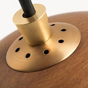 Светильник на штанге Imperiumloft GRETA GRETA01 цвет плафона/подвески Коричневый, цвет арматуры Латунь-5