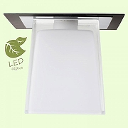 Встраиваемый светильник Lussole Lente GRLSC-2500-01 цвет плафона/подвески Белый, цвет арматуры Хром, Черный-2