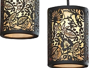 Подвесной светильник Lussole Vetere GRLSF-2376-03 цвет плафона/подвески Белый, Коричневый, цвет арматуры Хром-2