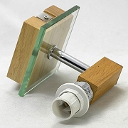 Бра Lussole Montone GRLSF-2501-01 цвет плафона/подвески Белый, цвет арматуры Коричневый, Хром-2