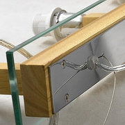 Подвесной светильник Lussole Montone GRLSF-2503-04 цвет плафона/подвески Белый, цвет арматуры Коричневый, Хром-11