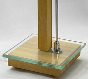 Настольная лампа Lussole Montone GRLSF-2504-01 цвет плафона/подвески Белый, цвет арматуры Коричневый, Хром-5