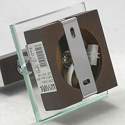 Бра Lussole Montone GRLSF-2571-01 цвет плафона/подвески Черный, цвет арматуры Коричневый, Хром-6