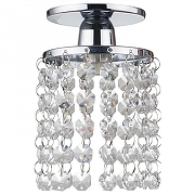 Светильник на штанге Lussole Monteleto GRLSJ-0400-01 цвет плафона/подвески Прозрачный, цвет арматуры Хром