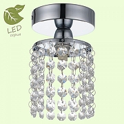 Светильник на штанге Lussole Monteleto GRLSJ-0407-01 цвет плафона/подвески Прозрачный, цвет арматуры Хром-1