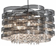 Подвесной светильник LGO Wilmington GRLSL-3407-05 цвет плафона/подвески Прозрачный, Хром, цвет арматуры Хром