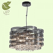 Подвесной светильник LGO Wilmington GRLSL-3407-05 цвет плафона/подвески Прозрачный, Хром, цвет арматуры Хром-2