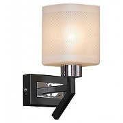 Бра Lussole Costanzo GRLSL-9001-01 цвет плафона/подвески Белый, цвет арматуры Коричневый, Хром-1