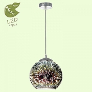 Подвесной светильник LGO Ammon GRLSP-0197 цвет плафона/подвески Разноцветный, цвет арматуры Хром-2