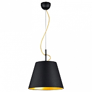 Подвесной светильник Lussole Yukon GRLSP-8053 цвет плафона/подвески Черный, Золото, цвет арматуры Черный-1
