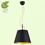 Подвесной светильник Lussole Yukon GRLSP-8053 цвет плафона/подвески Черный, Золото, цвет арматуры Черный-2