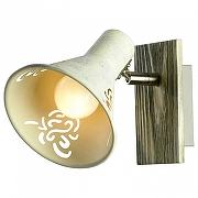 Бра Lussole Mcconnico GRLSP-8058 цвет плафона/подвески Серый, цвет арматуры Коричневый