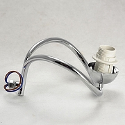 Бра Lussole Iliamna GRLSP-8141 цвет плафона/подвески Белый, цвет арматуры Хром-6