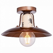 Накладной светильник Lussole Vermilion GRLSP-8161 цвет плафона/подвески Коричневый, цвет арматуры Бежевый, Коричневый