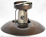 Накладной светильник Lussole Vermilion GRLSP-8161 цвет плафона/подвески Коричневый, цвет арматуры Бежевый, Коричневый-4