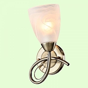 Бра LGO Rogers GRLSP-8168 цвет плафона/подвески Белый, цвет арматуры Бронза-1