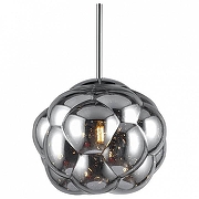 Подвесной светильник Lussole Strawberry GRLSP-8211 цвет плафона/подвески Серый, цвет арматуры Черный