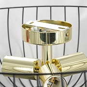 Накладной светильник Lussole Brooks 2 GRLSP-8251 цвет плафона/подвески Черный, цвет арматуры Золото-1