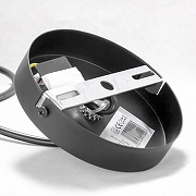 Подвесной светильник Lussole Bossier GRLSP-8273 цвет плафона/подвески Черный, цвет арматуры Черный-5