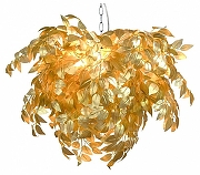 Подвесной светильник Lussole Idaho GRLSP-8999 цвет плафона/подвески Желтый, цвет арматуры Хром