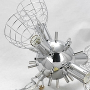 Подвесной светильник Lussole Idaho GRLSP-8999 цвет плафона/подвески Желтый, цвет арматуры Хром-4