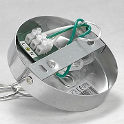 Подвесной светильник Lussole Idaho GRLSP-8999 цвет плафона/подвески Желтый, цвет арматуры Хром-7