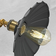 Бра Lussole New York GRLSP-9102 цвет плафона/подвески Черный, цвет арматуры Бронза, Черный-5