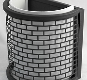 Накладной светильник Lussole Levittown GRLSP-9171 цвет плафона/подвески Белый, Черный, цвет арматуры Черный-2