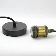 Подвесной светильник Lussole Glen Cove GRLSP-9606 цвет плафона/подвески Прозрачный, цвет арматуры Бронза, Черный-7