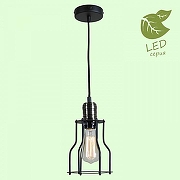 Подвесной светильник Lussole Baldwin GRLSP-9610 цвет плафона/подвески Черный, цвет арматуры Бронза, Черный-2