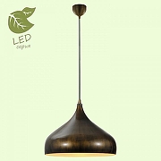 Подвесной светильник Lussole Saratoga GRLSP-9655 цвет плафона/подвески Бронза, цвет арматуры Бронза-2