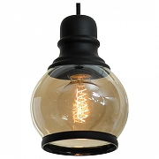 Подвесной светильник Lussole Tonawanda GRLSP-9689 цвет плафона/подвески Оранжевый, Черный, цвет арматуры Черный