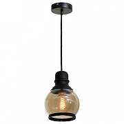 Подвесной светильник Lussole Tonawanda GRLSP-9689 цвет плафона/подвески Оранжевый, Черный, цвет арматуры Черный-1