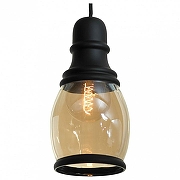 Подвесной светильник Lussole Tonawanda GRLSP-9690 цвет плафона/подвески Оранжевый, Черный, цвет арматуры Черный