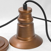 Подвесной светильник Lussole Massapequa GRLSP-9698 цвет плафона/подвески Медь, цвет арматуры Медь-9