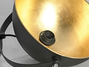 Спот Lussole Sherrelwood GRLSP-9825 цвет плафона/подвески Черный, Золото, цвет арматуры Черный-3