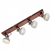 Спот Lussole Durango GRLSP-9829 цвет плафона/подвески Серый, цвет арматуры Коричневый-1