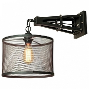 Бра Lussole Parker GRLSP-9884 цвет плафона/подвески Черный, цвет арматуры Черный