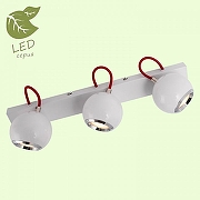 Спот Lussole Arvada GRLSP-9958 цвет плафона/подвески Белый, Хром, цвет арматуры Белый-1