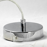 Подвесной светильник Lussole Middletown GRLSP-9972 цвет плафона/подвески Золото, Хром, цвет арматуры Хром-7