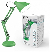 Настольная лампа офисная Gauss GT003 GT0033 цвет плафона/подвески Зеленый, цвет арматуры Зеленый-1