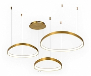 Подвесной светильник Kink Light H8288/4+6+8 цвет плафона/подвески Золото, цвет арматуры Золото