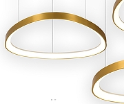 Подвесной светильник Kink Light H8288/4+6+8 цвет плафона/подвески Золото, цвет арматуры Золото-1