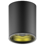 Накладной светильник Gauss HD008 цвет плафона/подвески Черный, цвет арматуры Черный