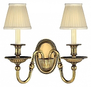 Бра Hinkley Cambridge HK-CAMBRIDGE2 цвет плафона/подвески Бежевый, цвет арматуры Латунь