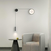 Накладной светильник Imperiumloft HOOK hook01 цвет плафона/подвески Белый, Черный, цвет арматуры Черный-4