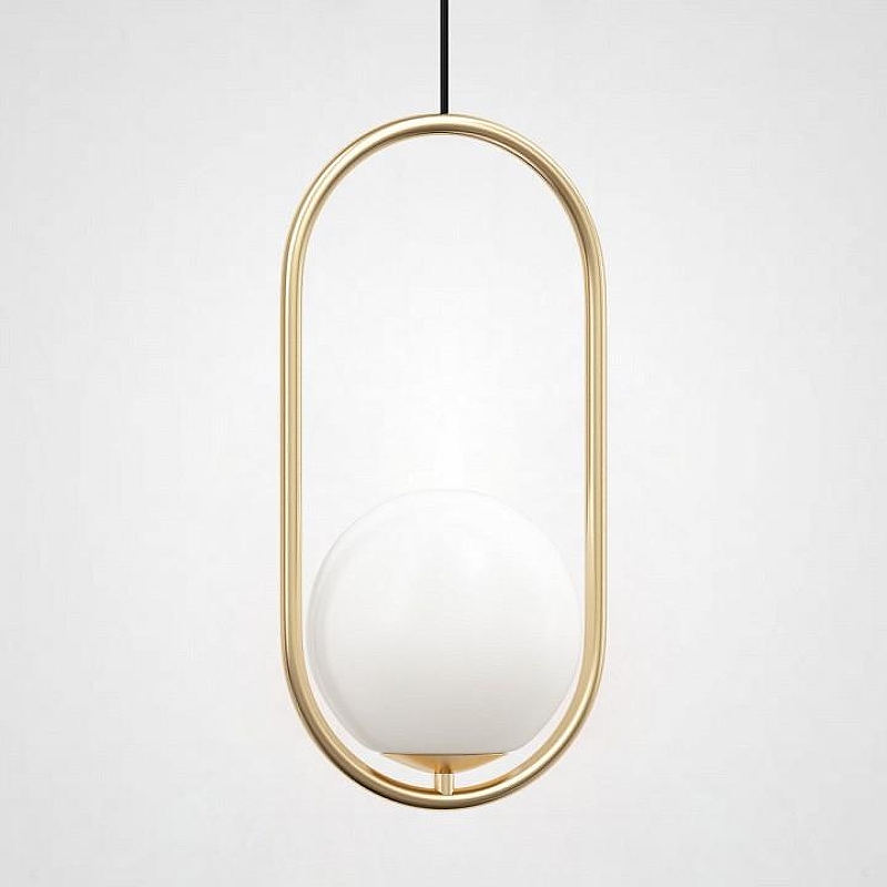 Подвесной светильник Imperiumloft Matthew Mccorm1ck Hoop S1lver M1la Pendant HOOP-B01 