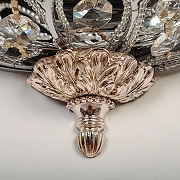 Накладной светильник Abrasax 11002 HSB11002/2 цвет плафона/подвески Прозрачный, Хром, цвет арматуры Хром-2