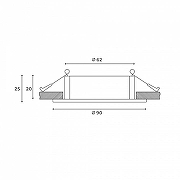Встраиваемый светильник Hesby Lighting Solis HSBL_0113 цвет Белый-6